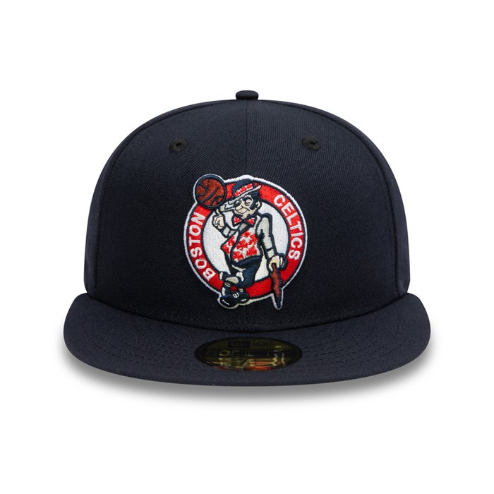 Boston Celtics Trophy 59FIFTY Lippis Laivastonsininen - New Era Lippikset Suomi FI-076298